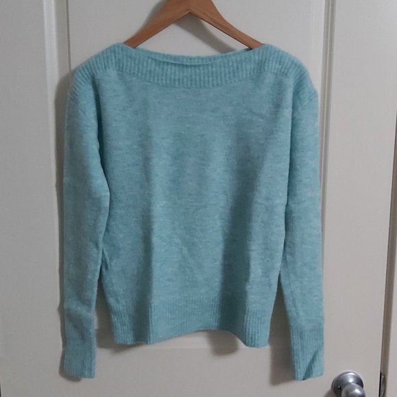 Banana Republic Sweaters - Banana Republic Aire Boat-Neck Sweater-Aqua - Sz S